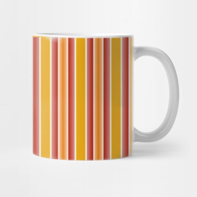 Orange and pink stripes by Playfulfoodie